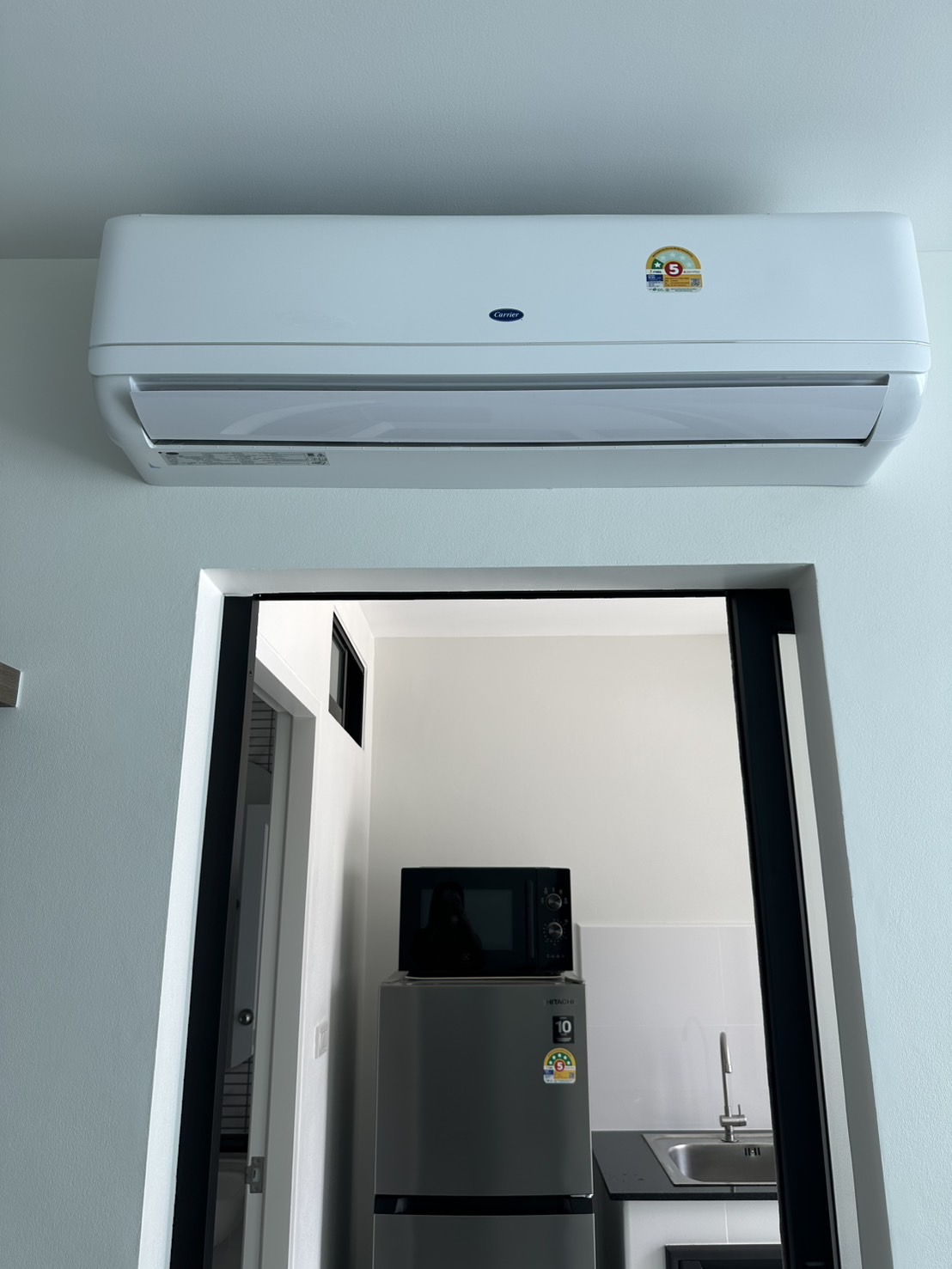 Air conditioner in a NARA Residence room